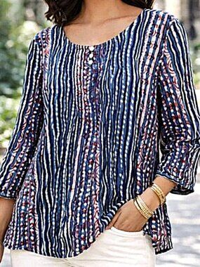 Lauren Jeans Co Ralph Lauren Pin Pleat Tunic Top size XL